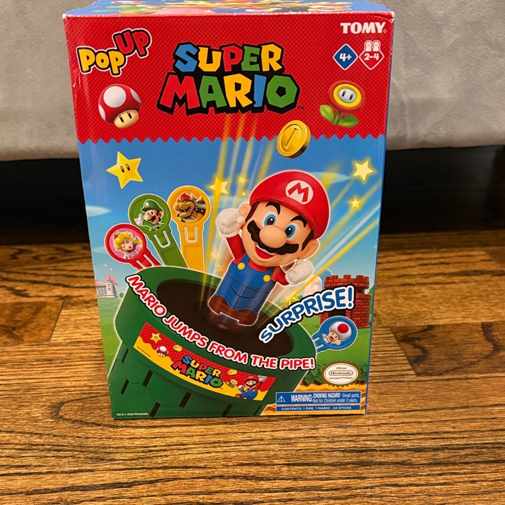 NWT Super Mario Pop Up Game
